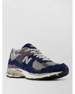 New Balance 2002 Sneakers Mesh Panels Suede Overlays - Blue