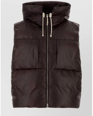 Jil Sander Down Parka Coat - Black