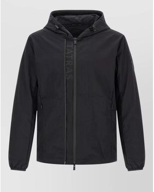 Tatras Audee Hooded Jacket Elastic Cuffs Pockets - Blue