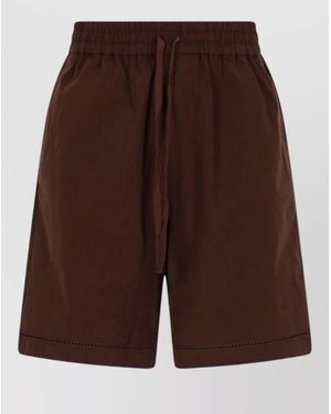 Drole de Monsieur Jour Echelle Regular Beach Shorts - Brown