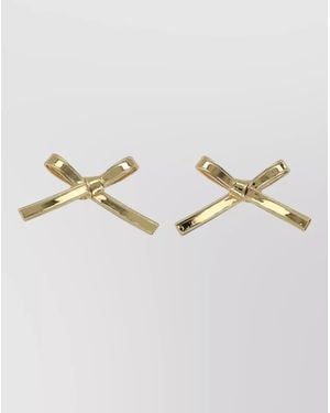 Marc Jacobs Signature Lingerie Bow Motif Pin Brooch - Metallic