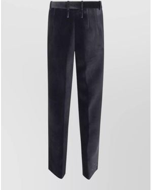 Jil Sander High-Rise Tailored Trousers - Blue