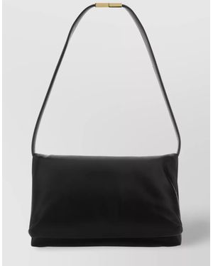 Marni Prisma Small Leather Crossbody Bag - Black
