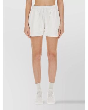 Stella McCartney Cotton Regular-Fit Knee-Length Shorts - White
