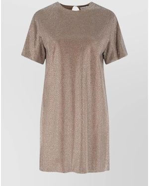 GIUSEPPE DI MORABITO Viscose Mini Dress - Natural