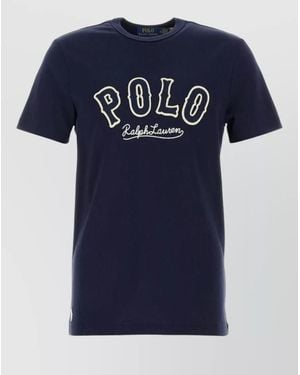 Polo Ralph Lauren Cotton Crew Neck Short Sleeve T-Shirt - Blue