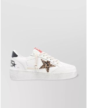 Golden Goose Leather Low-Top Trainers - White