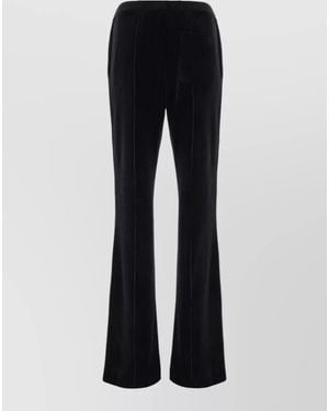 Tom Ford Tailored Trousers Featuring Back Pocket Velvet Texture - Blue