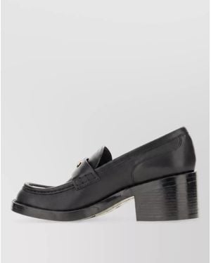 Chloé Leather Loafers - Black