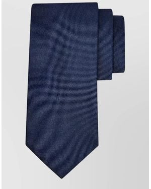 Ferragamo Barth7J Jacquard Silk Tie Pointed Tip - Blue