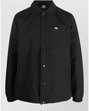 Dickies Nylon Single Breasted Coat - Black