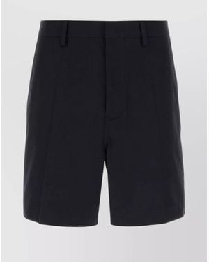 Valentino Garavani Cotton Bermuda Shorts - Blue