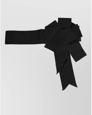 Dolce & Gabbana Cotton Wrap Tie Belt - Black