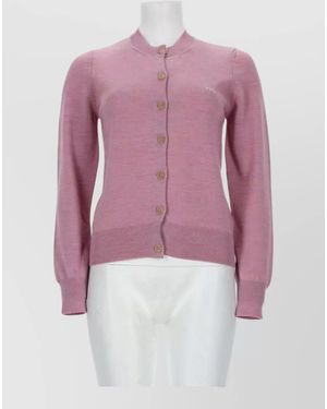 A.P.C. Virgin Wool Cardigan - Pink