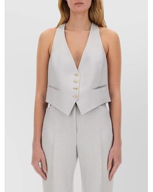 Tom Ford Silk Wool Regular-Fit Vest - White