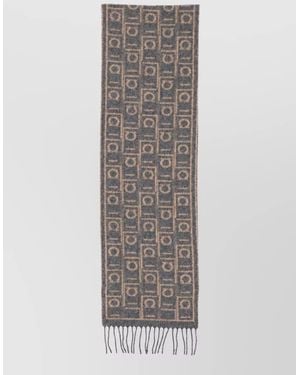 Ferragamo Cashmere Scarf - Gray