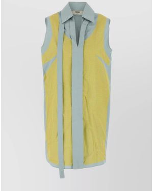 Fendi Cotton Knee-Length Dress - Multicolour