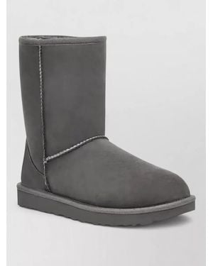 UGG Short Boots Mid Calf Round Toe - Grey