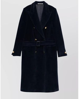 Tagliatore Double Breasted Coat - Blue