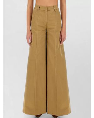Thelatest Alma High Waist Wide Leg Tailored Pants - Natural