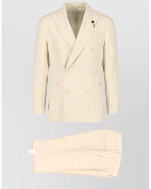 Lardini Linen Suit - Natural