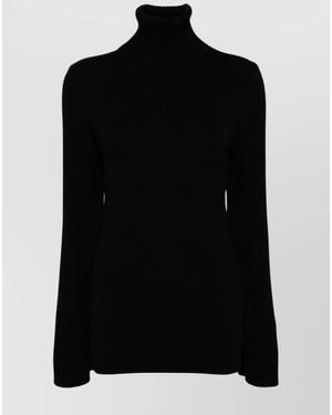 Junya Watanabe Knit Turtleneck Jumper - Black