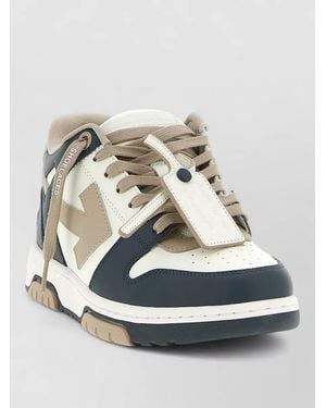 Off-White c/o Virgil Abloh Leather High-Top Trainers - Multicolour