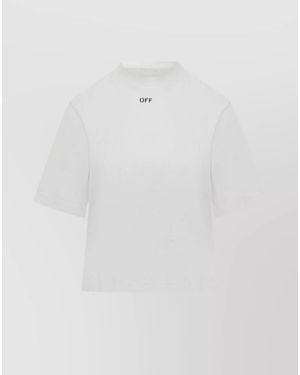 Off-White c/o Virgil Abloh Cotton Boxy T-Shirt - White