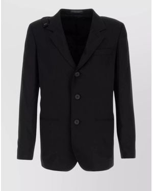 Yohji Yamamoto Wool Blazer - Black
