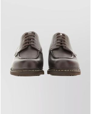Paraboot Leather Moccasin Boots - Multicolour