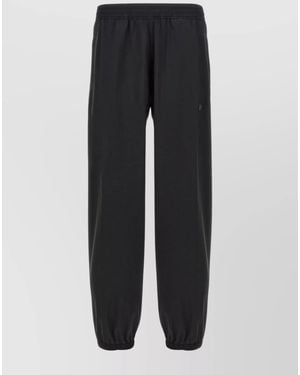 Givenchy Virgin Wool Logo-Detail Track Trousers - Black