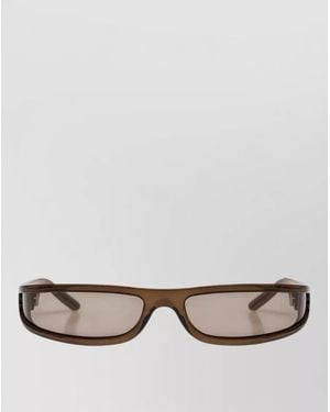 Rick Owens Frog Sunglasses Lightweight Thin Frame Modern Shape - Multicolor