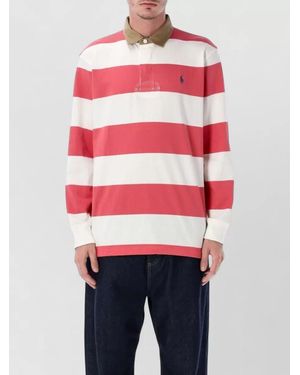 Polo Ralph Lauren Heritage Rugby Shirt Long Sleeves - Red