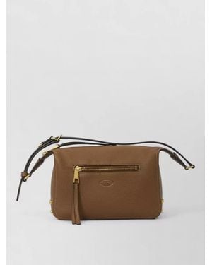 Tod's Mini Belt Bag Metal Studs Detail - Brown
