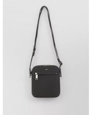 BOSS Reporter Shoulder Bag Emed Logo Strap - White