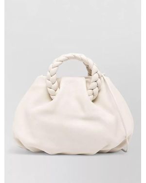 Hereu Bombon Mini Calf Leather Shoulder Bag - Natural
