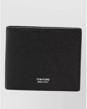 Tom Ford Calf Leather Bifold Wallet - Black