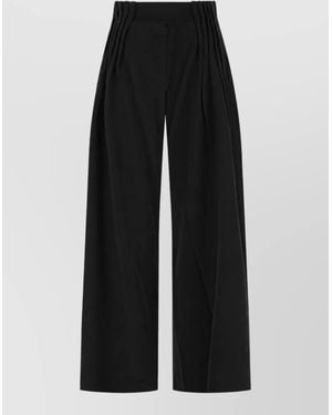 Dries Van Noten Wide-Leg Pants - Black