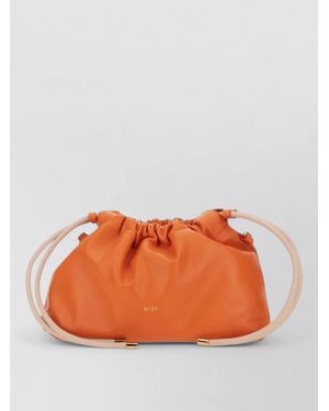 N°21 Eva Crossbody Bag Detachable Strap Handles - Orange