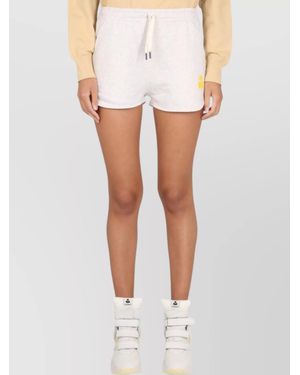 Isabel Marant Cotton Blend Short Shorts - White