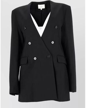 Loulou de Saison Virgin Wool Blazer - Black