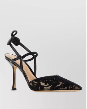 Fendi Lace Court Shoes - Black
