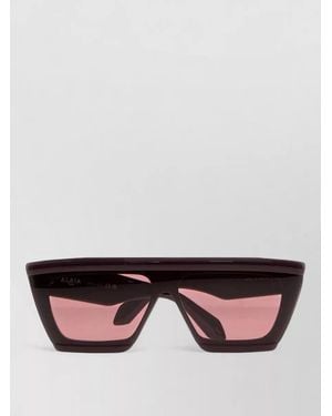 Alaïa Acetate Sunglasses Bold Square Frame Design - Multicolour