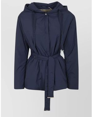 Herno Belted Puffer Jacket - Blue