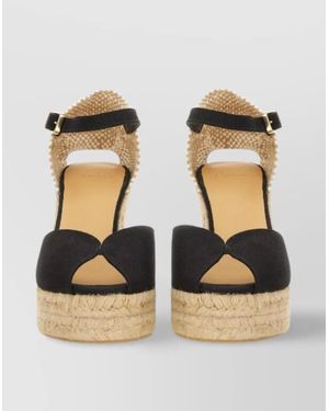 Castañer Cotton Espadrille Sandals - Natural