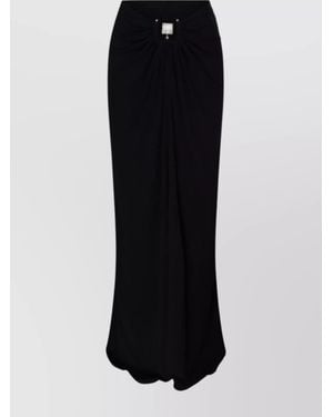 Christopher Esber Ruched Skirt Embellished Waistband - Black