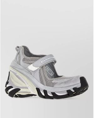 Balenciaga Mesh Slip-On Trainers - Grey