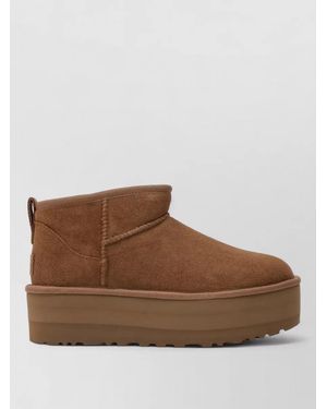 UGG Suede Ankle Boots - Brown
