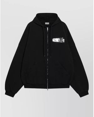 Balenciaga Hooded Jacket - Black