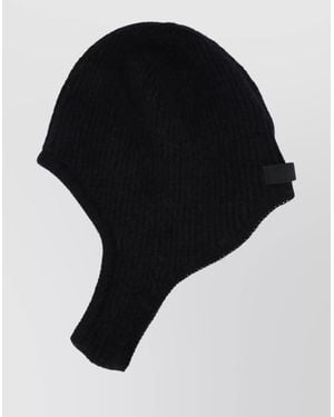 Jacquemus Ribbed Hair Accessory Ear Flaps - Black